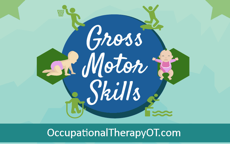 Child practising gross motor skills