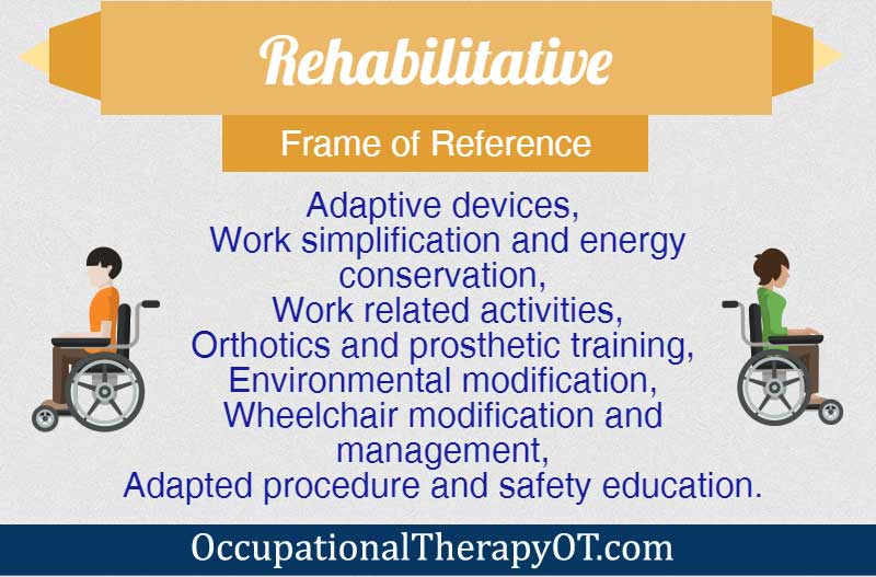 Rehabilitative frame of reference