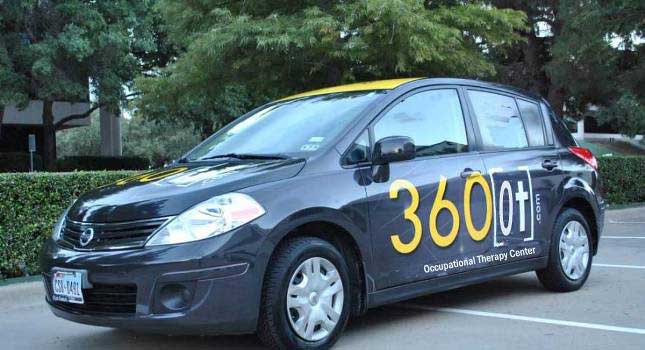 OT promotion with a car sticker