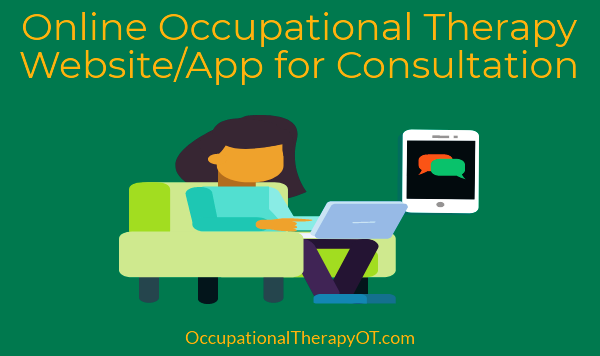 Online app for occupational therapy