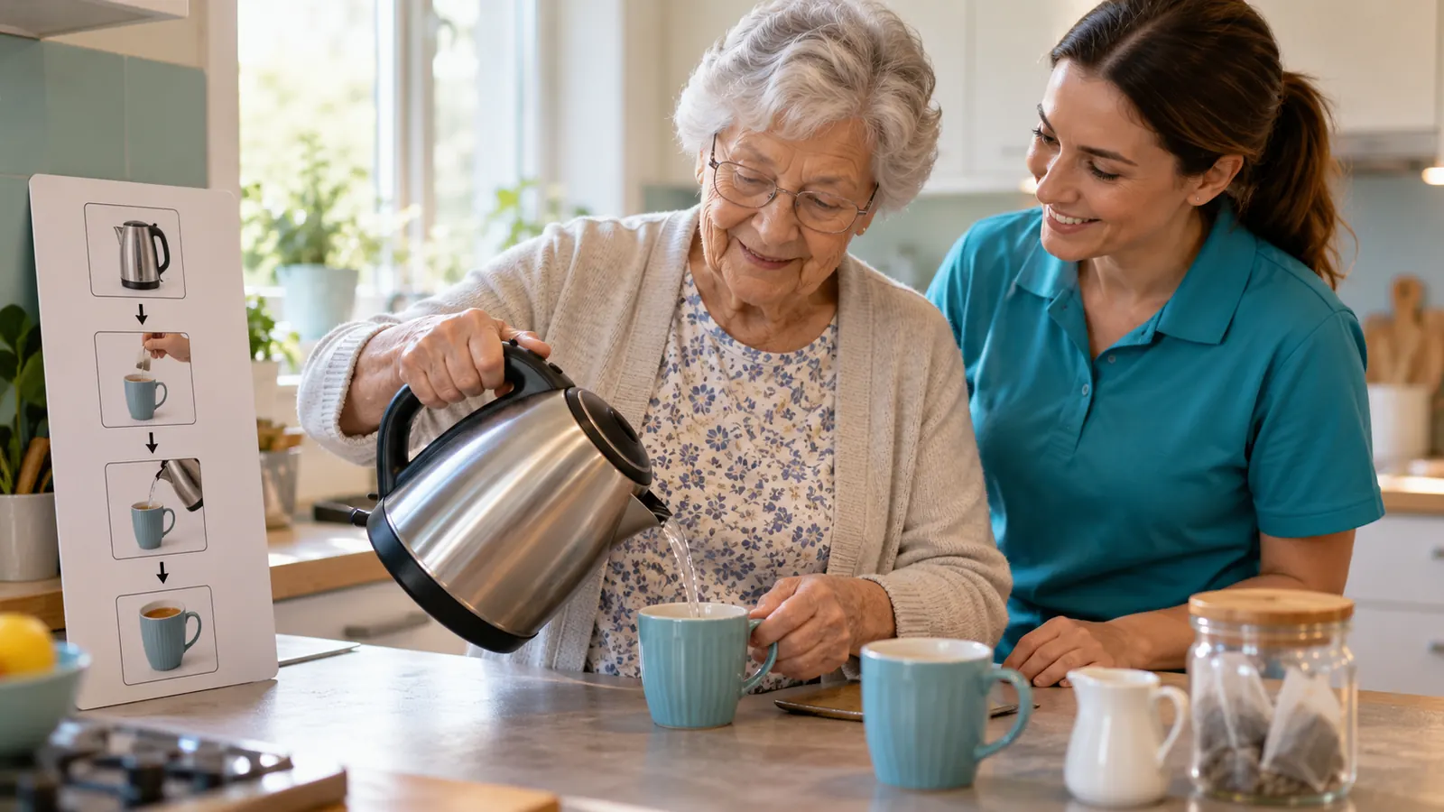 Older adult following picture cues matched to their cognitive level