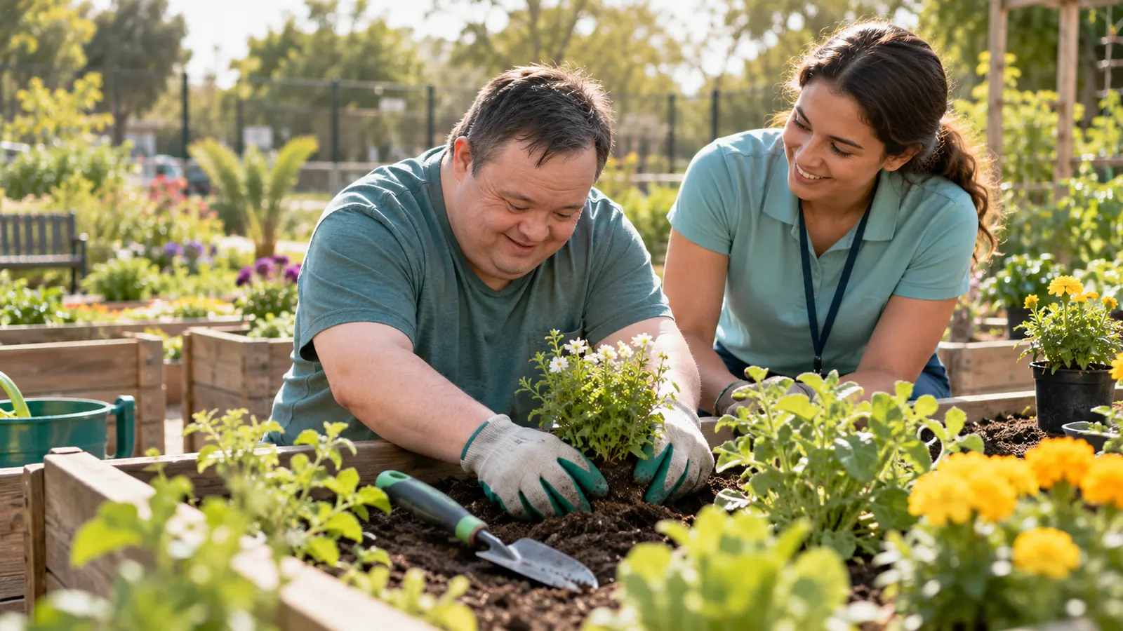 Adult gardening as a calming occupation in therapy